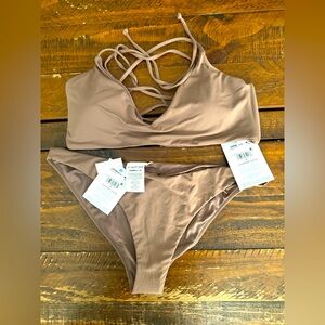 Women's Brown Bikini Set